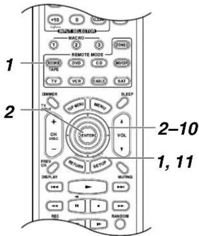 ONKYO TX603E - Configuración de los altavoces - 2