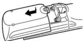 ONKYO TX603E - Installation des piles - 1