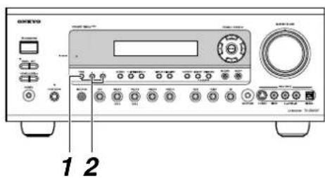 ONKYO TX603E - Réglage du grave et de l'aigu - 1