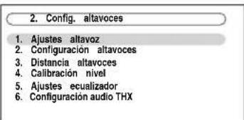 ONKYO HTRC180 - Utilice los botones Arriba y Abajo [▲]/[▼] para seleccionar "2. Config. altavoces" y, a continuación, pulse [ENTER]. - 1
