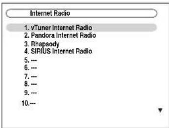 ONKYO HTRC180 - ■Radio en ligne vTuner - 3
