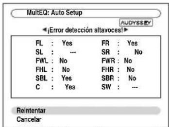 ONKYO HTRC180 - □:Error detección altavoces! - 10