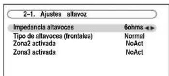 ONKYO HTRC180 - Utilice los botones Arriba y Abajo [▲]/[▼] para seleccionar "1. Ajustes altavoz" y, a continuación, pulse [ENTER]. - 1