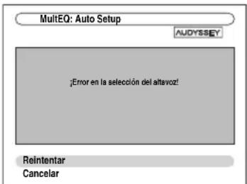 ONKYO HTRC180 - ☐:Error en la selección del altavoz! - 1