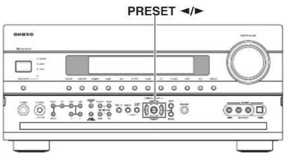 ONKYO HTRC180 - Selección de presintonías - 1