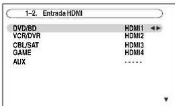 ONKYO HTRC180 - Utilice los botones Arriba y Abajo [▲]/[▼] para seleccionar "2. Entrada HDMI" y, a continuación, pulse [ENTER]. - 1