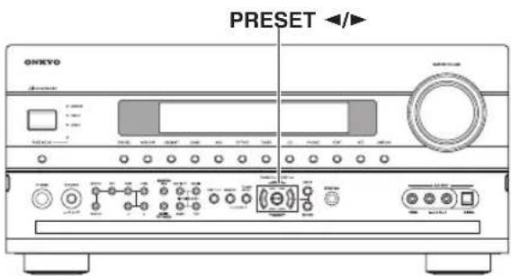 ONKYO HTRC180 - Sélection de stations pré-réglées - 1
