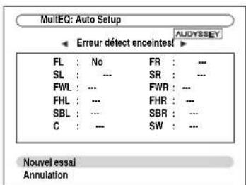 ONKYO HTRC180 - □Erreur détect enceintes! - 1