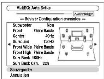 ONKYO HTRC180 - L'écran suivant apparaît lorsque les calculs sont terminés. - 1