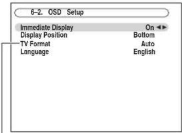 ONKYO HTRC180 - Utilice los botones Arriba y Abajo [▲]/[▼] para seleccionar "2. OSD Setup" y, a continuación, pulse [ENTER]. - 1