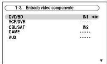 ONKYO HTRC180 - Utilice los botones Arriba y Abajo [▲]/[▼] para seleccionar "3. Entrada vídeo componente" y, a continuación, pulse [ENTER]. - 1