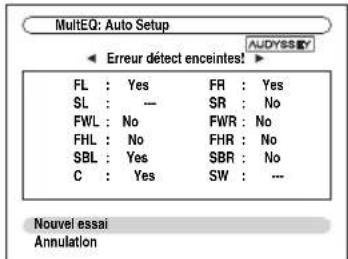 ONKYO HTRC180 - □Erreur détect enceintes! - 10