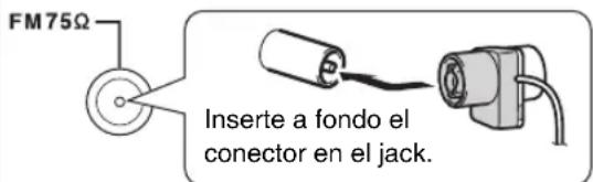 ONKYO HTRC180 - Acople la antena de FM según se muestra. (Modelos norteamericanos) - 2