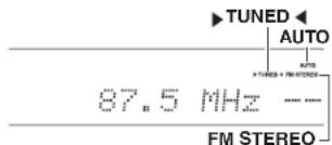 ONKYO HTR693 - Écouter la radio am/fm - 1