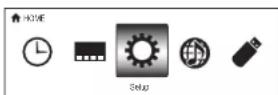 ONKYO HTR693 - Uso del menu Home - 1