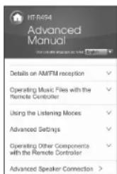 ONKYO HTR494 - Manual Avanzado (en la web) - 1