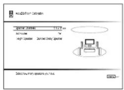 ONKYO HTR494 - Realizando la configuración automática de los altavoces - 3