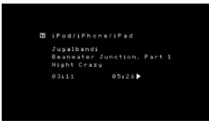JBL AVR 101IN - Luisteren naar een iPod/iPhone/iPad-apparaat - 1