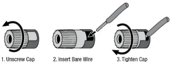 JBL AVR 101IN - Speaker Connections - 1