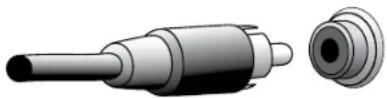 JBL AVR 101IN - Connexions du caisson de graves - 1