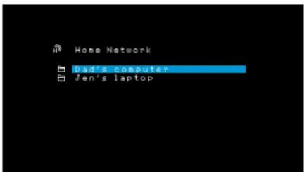 Home Network □ Dad's computer □ Jen's laptop