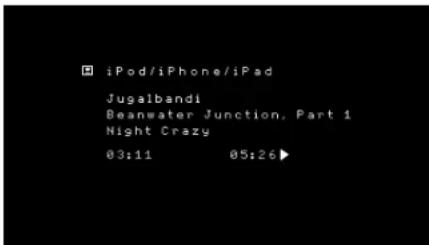 JBL AVR 101IN - Lyssna på en iPod/iPhone/iPad-enhet - 1