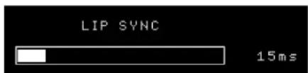 LIP SYNC 15ms