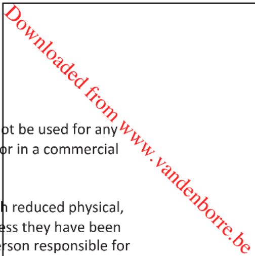 PROLINE PFL 126 WE - WARNINGS - 1