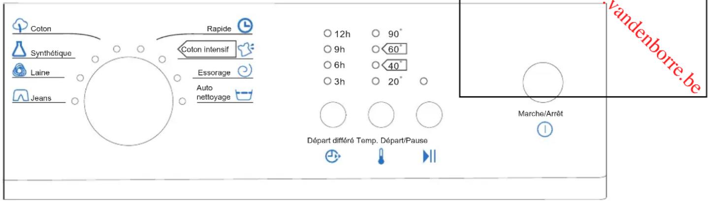 PROLINE PFL 126 WF - OVLÁDACÍ PANEL - 1