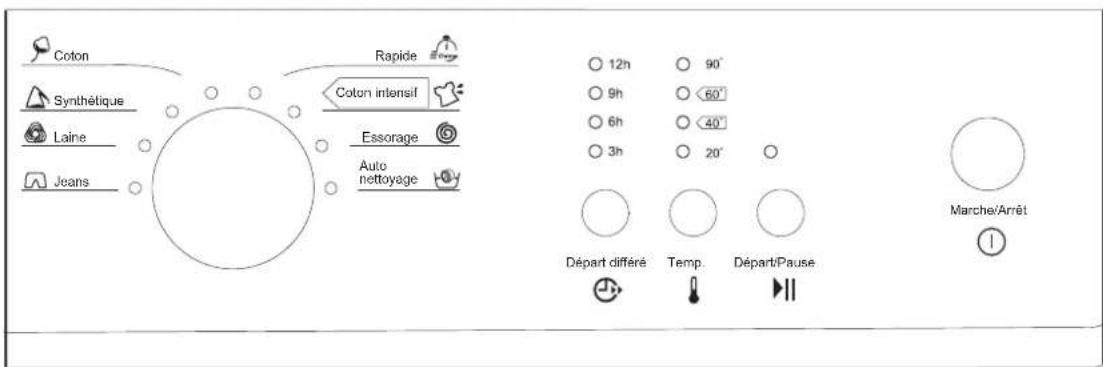 PROLINE PFL 106F - BEDIENINGSPANEEL - 1