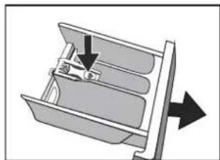 PROLINE PFL 106F - Cleaning the detergent drawer and recess - 1