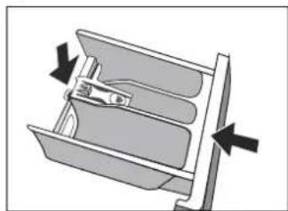 PROLINE PFL 106E - Cleaning the detergent drawer and recess - 3