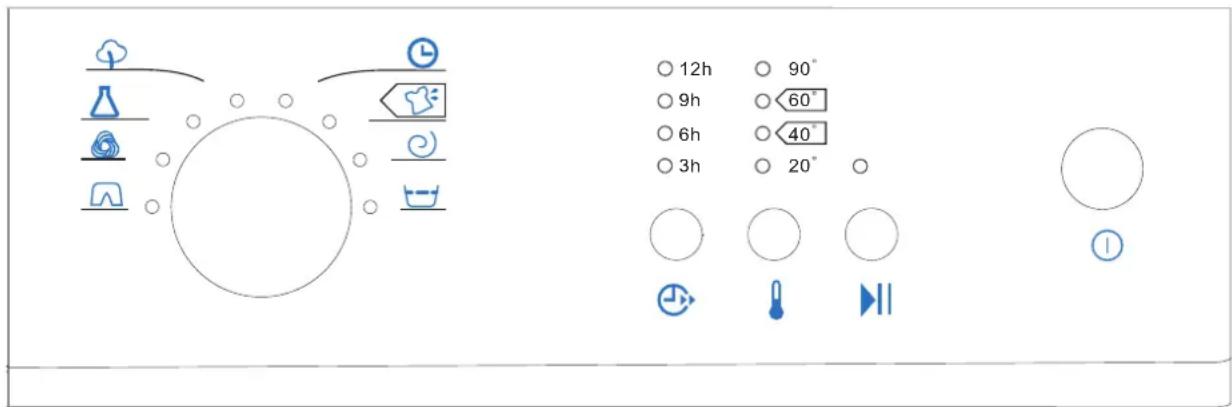 PROLINE PFL 105 WE - CONTROL PANEL - 2