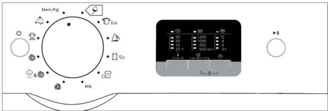 PROLINE FP 812 E - OVLÁDACÍ PANEL - 2