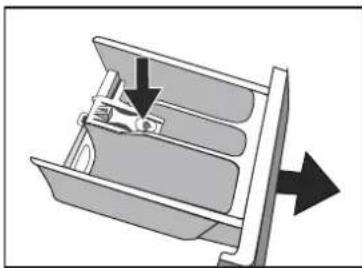 PROLINE FP 612WE - Cleaning the detergent drawer and recess - 1