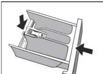 PROLINE FP 612WE - Cleaning the detergent drawer and recess - 3