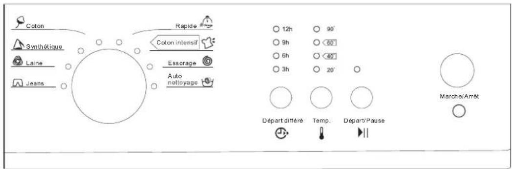 PROLINE FP 126 E - OVLÁDACÍ PANEL - 1