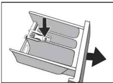PROLINE FP 126 E - De wasmiddellade en -uitsparing reinigen - 1