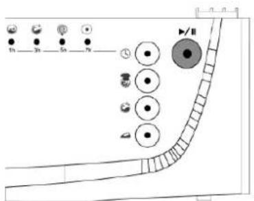 NORDMENDE NWM10001 - START/PAUSE-TASTE - 1
