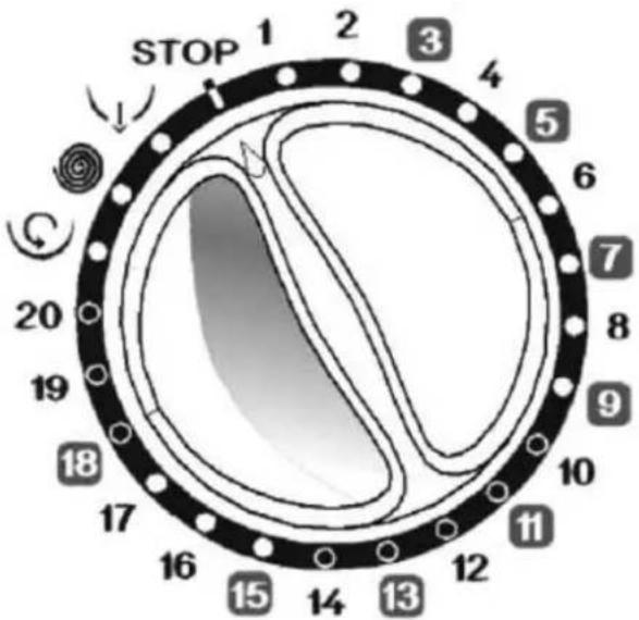 STOP 1 2 3 4 5 6 7 8 9 10 11 12 13 14 15 16 17 18 19 20