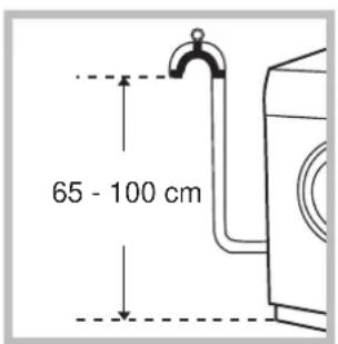 Ariston Thermo AVXD129 - Conexión del tubo de descarga - 1