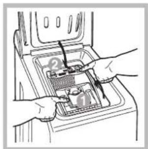 Ariston Thermo AVTL83 - Comment ouvrir et fermer le tambour - 4