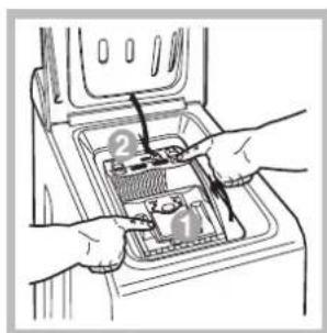 Ariston Thermo AVTF129 - Comment ouvrir et fermer le tambour - 4