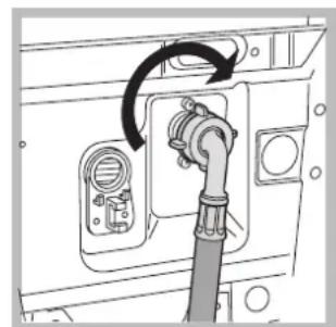 Ariston Thermo AVTF129 - Conexión del tubo de alimentación de agua - 2