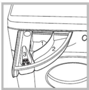 Ariston Thermo AVSF129 - Sertarul detergentilor - 1