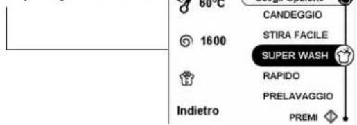 Ariston Thermo AVG16 - Avviare un programma - 1