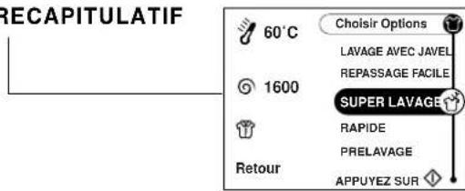 Ariston Thermo AVG16 - Démarrage d'un programme - 1