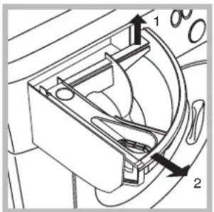 Ariston Thermo AVG16 - Pulire il cassetto dei detersivi - 1