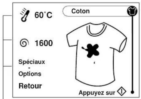 Ariston Thermo AVG16 - Menu Selections - 1