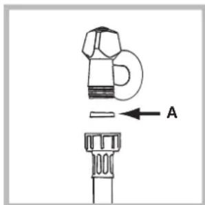 Ariston Thermo AVG16 - Anschluss des Zulaufschlauches - 1